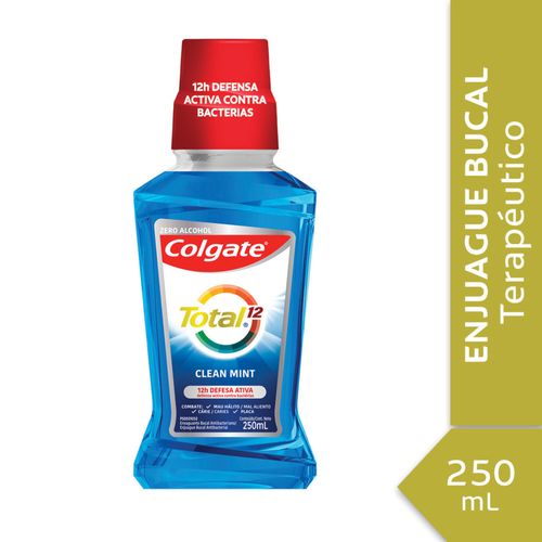 Enjuague Bucal Colgate Total 12 Clean Mint 250 Ml.