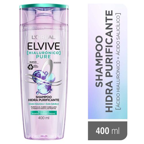 Shampoo Elvive Hialuronico Pure 400 Ml.