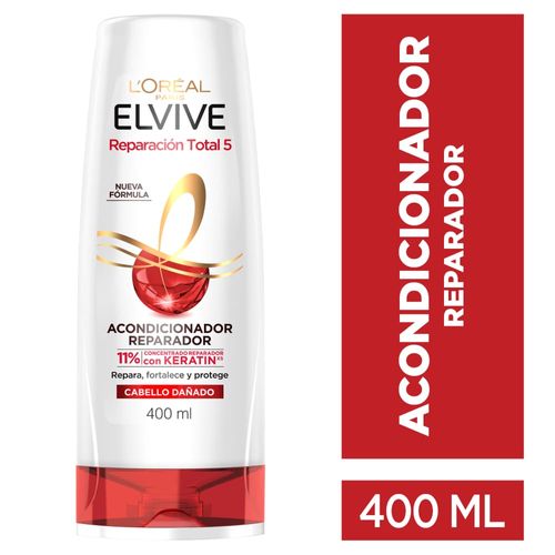 Acondicionador Elvive Reparador Total 5 400 ml.