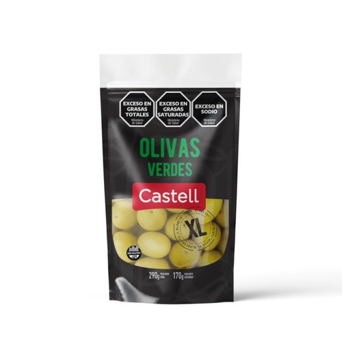 Aceituna Verde Entera Xl Castell 170 Gr.