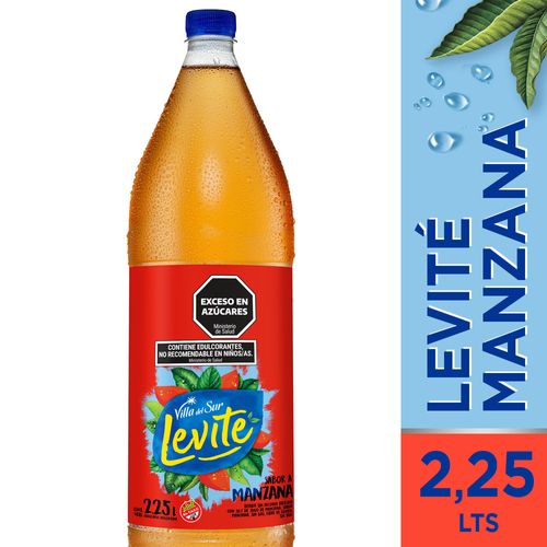 Agua Sin Gas Manzana Vds Levite 2,25 Lt.