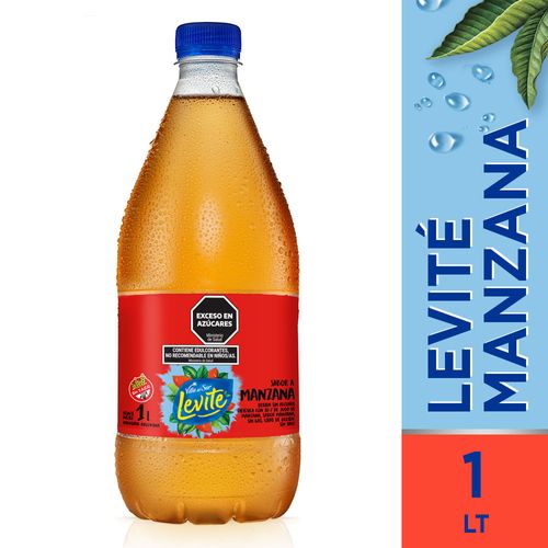 Agua Saborizada Manzana Vds Levite 1 Lt.