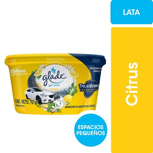 Aromatizante para Auto Glade Citrus MiniGel 70 Gr.