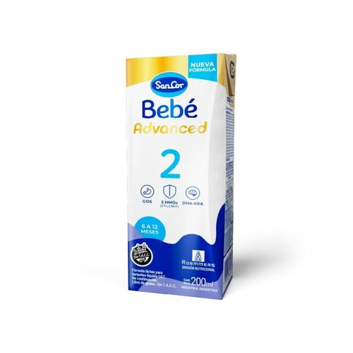 Leche Infantil 2 Advanced Sancor 200 Ml.