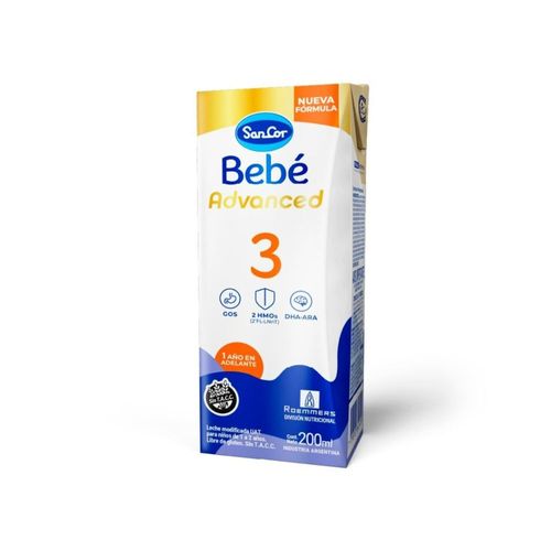 Leche Infantil 3 Advanced Sancor 200 Ml.