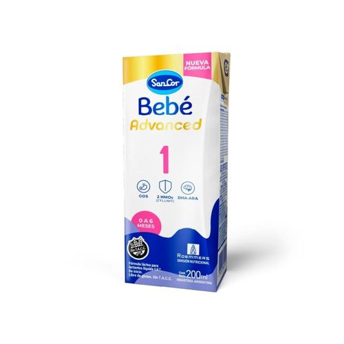 Leche Infantil Etapa 1 Sancor Bebe Advanced 200 Ml.