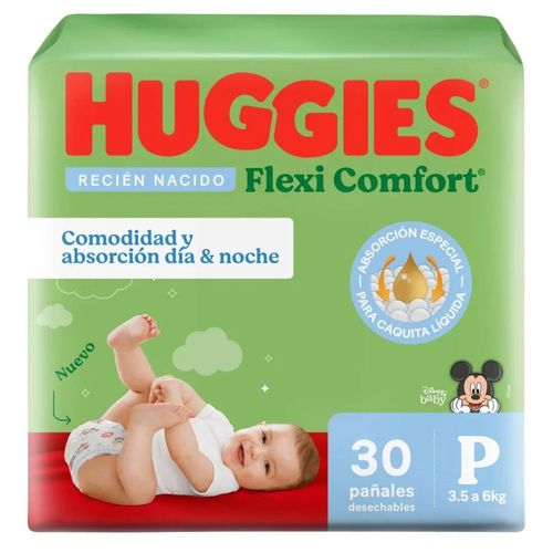 Pañal Huggies Flexi Comfort P Edicion Limitada x 30 Ud.