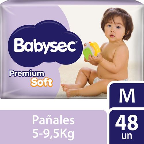 Pañales Babysec Premium Soft M 48 Ud.