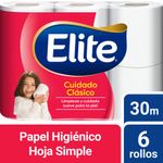 Papel-Higienico-Elite-Cuidado-Clasico-Hoja-Simple-30-M-6-Ud-_1