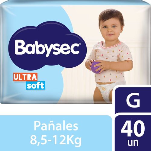 Pañales Babysec Ultrasoft G 40 Ud.