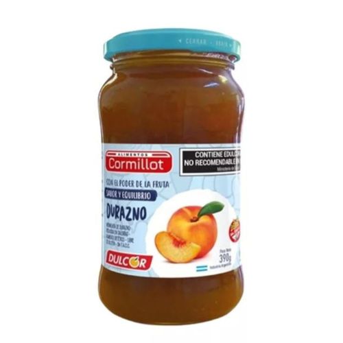 Mermelada sin azúcar Cormillot Durazno 390 Gr.