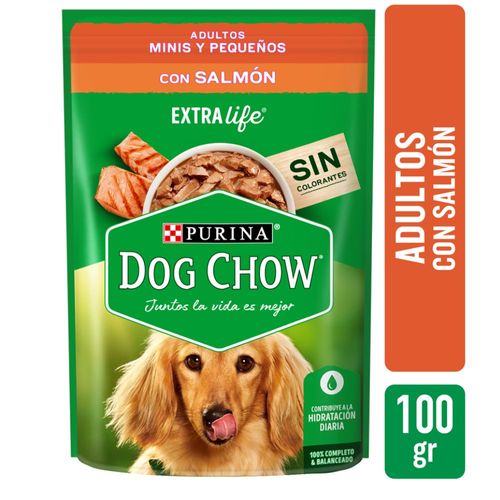 Alimento Humedo Salmon Raza Mini Dog Chow 100 Gr.