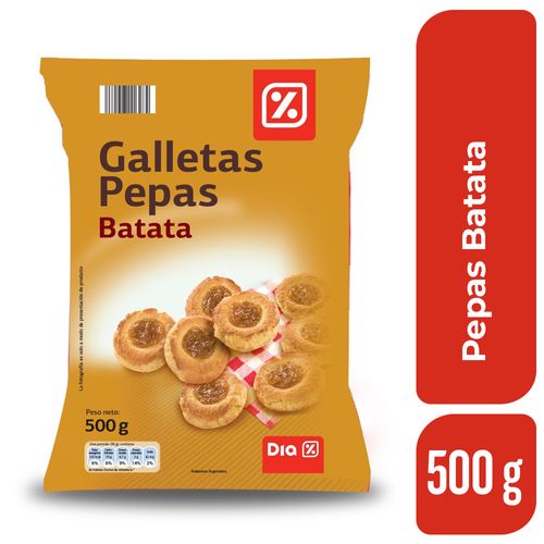 Galletitas Pepas DIA Batata 500 Gr