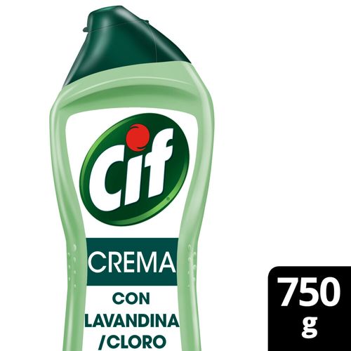 Limpiador en Crema Cif Con Lavandina/cloro 750 Gr.