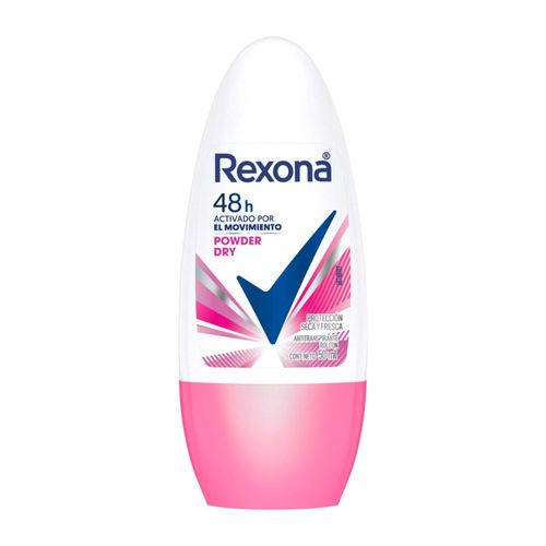 Desodorante Roll-On Power Dry Rexona 50 Ml.