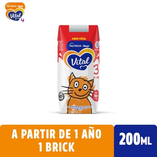 Leche Infantil Vital Etapa 3 Brick 200 Ml.