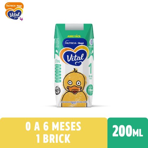 Leche Infantil Vital Etapa 1 Brick 200 Ml.