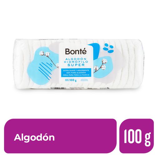 Algodón Hidrófilo Super Bonté 100 Gr.