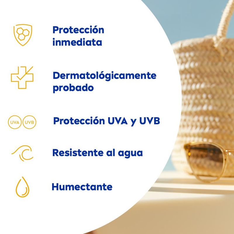 Protector-solar-humectante-Protect---Hydrate-Nivea-Sun-FPS-50-x-200-Ml-_3