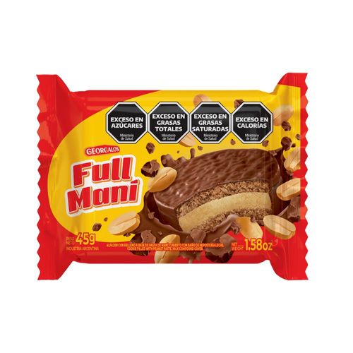 Alfajor Full Mani 45 Gr.