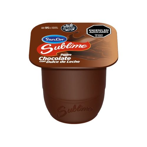 Postre Sublime Chocolate Con Dulce de Leche Sancor 95 Gr.