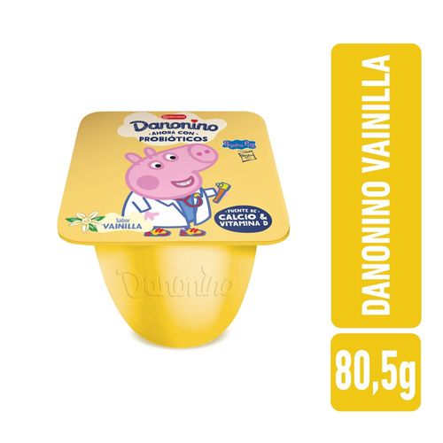 Yogur Peppa Pig Batido Vainilla Danonino 80,5 Gr.