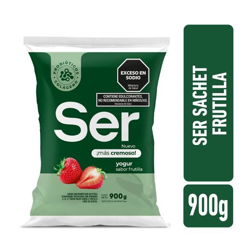 Ser Sachet Sabor Frutilla 900 Gr.