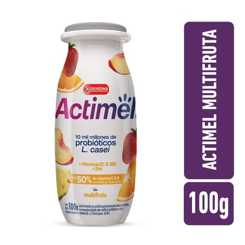 Leche Fermentada Multifruta Actimel 100 Gr.