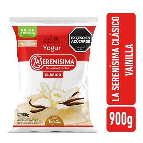 Yogur Bebible Vainilla La Serenísima Clásico 900 Gr.