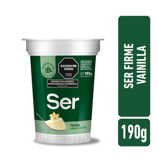 Yogur Colágeno Firme Vainilla Ser 190 Gr.