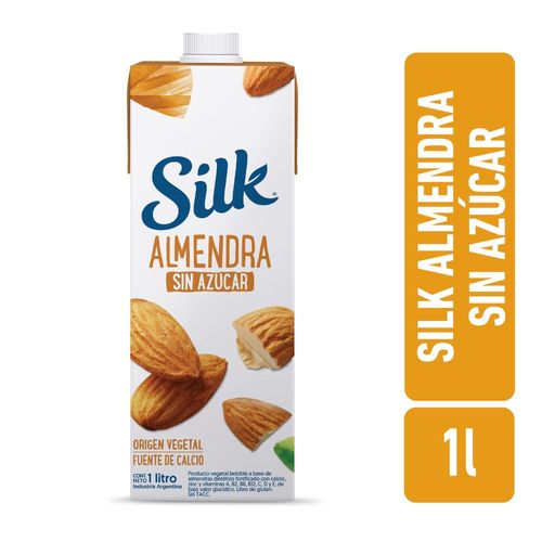 Bebida A Base De Almendras S/Azúcar Silk 1 Lt.