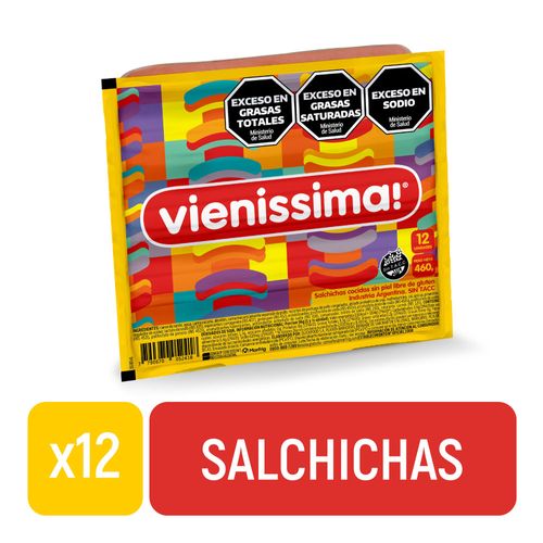 Salchichas X 12 Ud Vienissima 460 Gr.