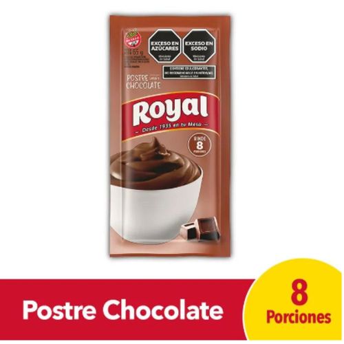 Postre Royal Chocolate Rinde 8 Porciones 65 Gr.