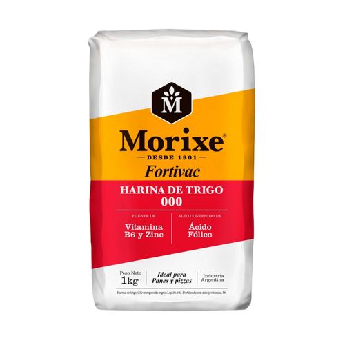 Harina De Trigo Fotivac Morixe 000 1 Kg.