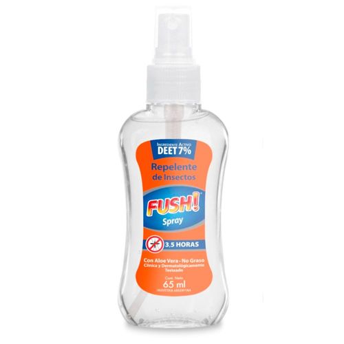 Repelente Spray Fush 65 Ml.