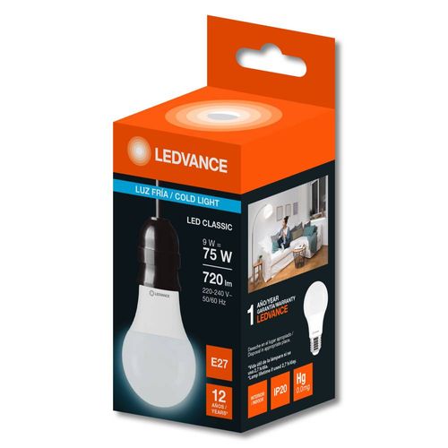 Lampara Led Cla75 9W830 Ledvance 1 Ud.