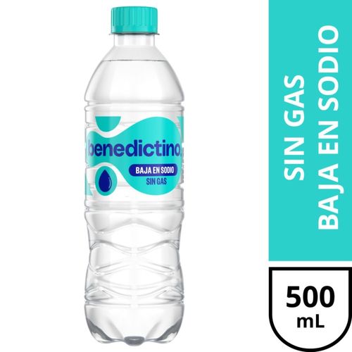 Agua De Mesa Benedictino Sin Gas 500 Ml.