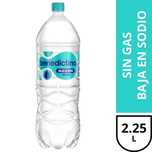 Agua De Mesa Benedictino Sin Gas 2,25 Lt.