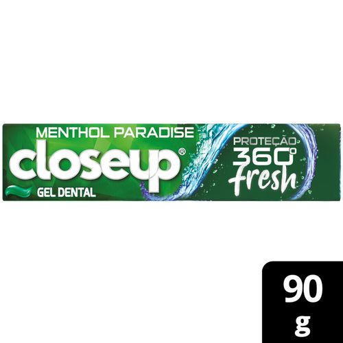 Pasta Dental En Gel Closeup Menthol Paradise 90 Gr.