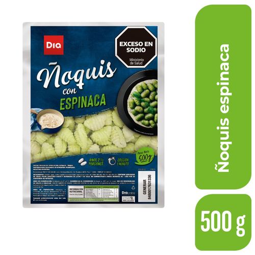 Ñoquis DIA Espinaca 500 Gr.