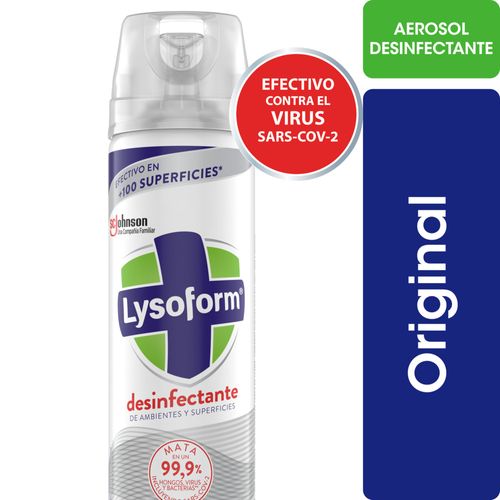 Desinfectante Lysoform Aerosol Original 360 Ml.