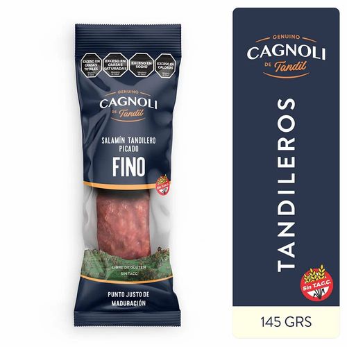 Salamín Cagnoli Picado Fino 145 Gr.