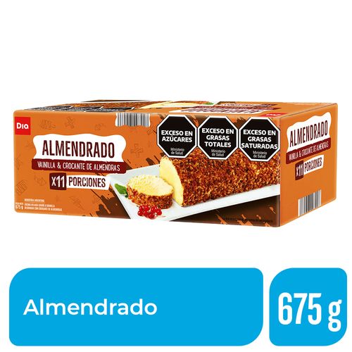 Postre Helado Dia Almendrado x 11 Porciones 675 Gr.