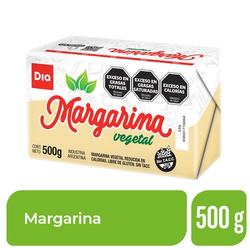 Margarina Vegetal Dia 500 Gr.