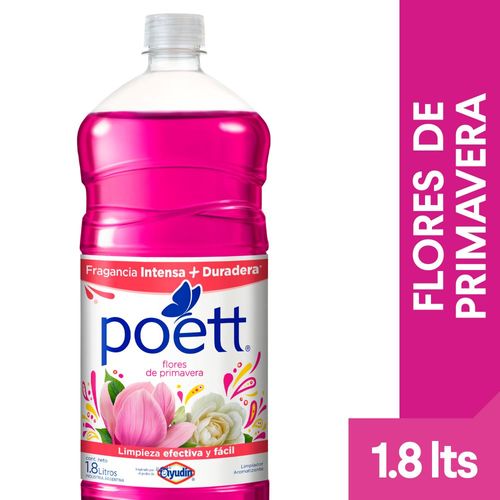 Limpiador Líquido Poett Flores de Primavera 1,8 Lt.