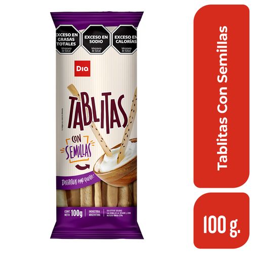 Tablitas Semillas Dia 100 Gr.