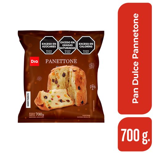 Pan Dulce Dia Pannetone 700 Gr.