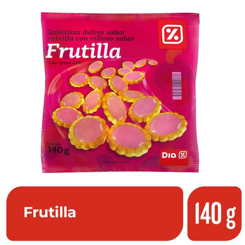 Galletitas Dulces DIA Frutilla 140 Gr.