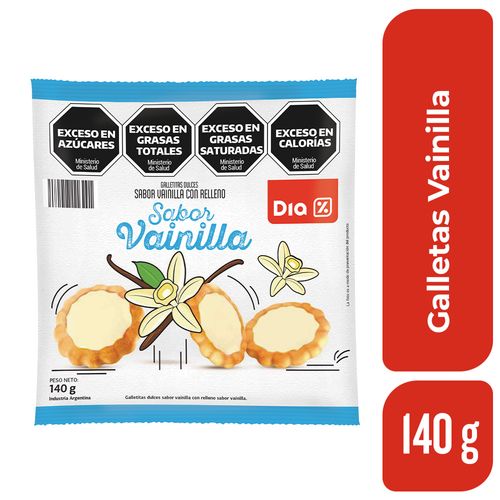 Galletitas Dulces DIA Vainilla 140 Gr.