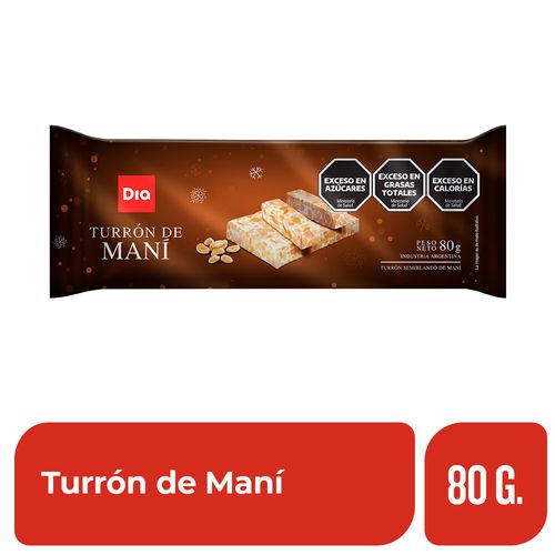 Turrón de Maní Dia 80 Gr.